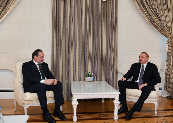 Le président Ilham Aliyev reçoit le président de la Chambre des représentants uruguayenne