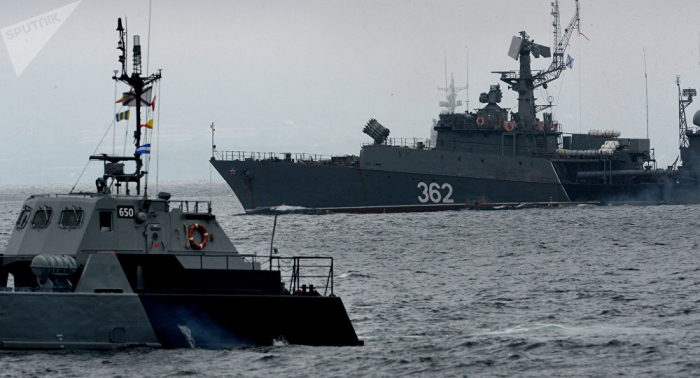 Buques de China y Rusia realizan ejercicios en el mar Amarillo