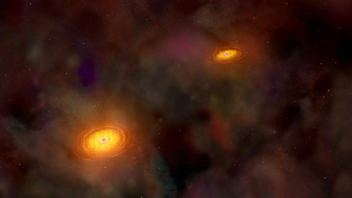Scientists see evidence of black holes merging into each other