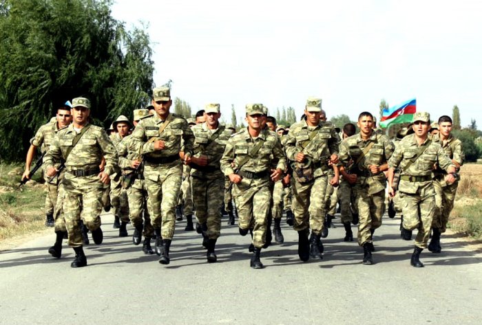 Azerbaijani army launches forced foot march competitions