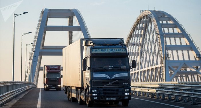 Krim-Brücke feiert dreimillionstes Fahrzeug