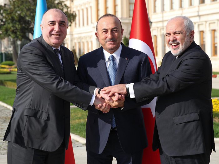 Istanbul hosts 6th trilateral meeting of Azerbaijani, Turkish, Iranian FMs