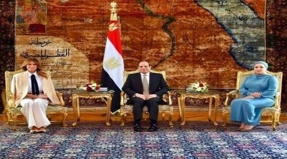 مصر: السيسي يستقبل ميلانيا ترامب بالقاهرة