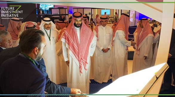 ولي العهد السعودي يحضر جلسة في منتدى الاستثمار بالرياض