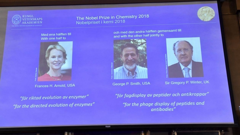 Le Nobel de chimie attribué à deux Américains et un Britannique