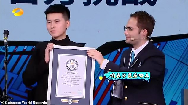 Chinese man breaks the world record for highest-pitched note ever - VIDEO