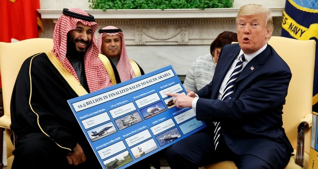 Trump says US will keep selling arms to Saudis 