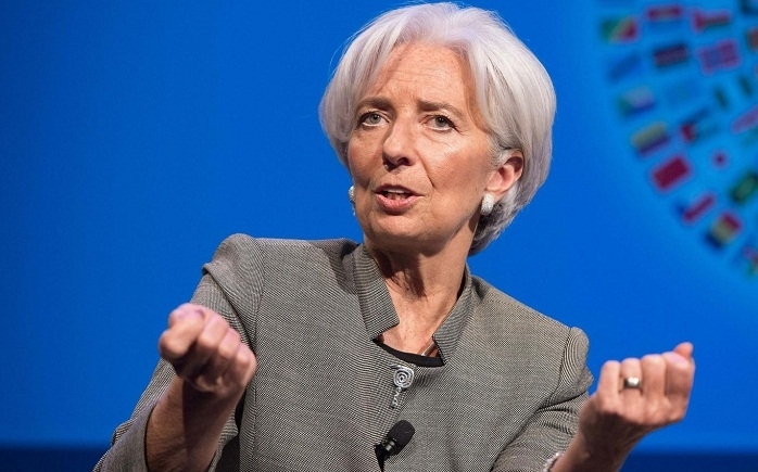 Christine Lagarde warns global economic risks have materialised