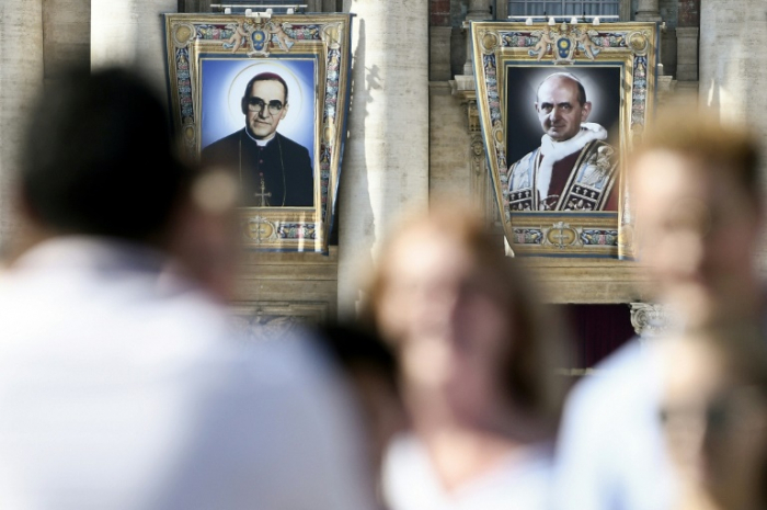 Francisco proclama santo a Romero, el defensor de los pobres de América Latina