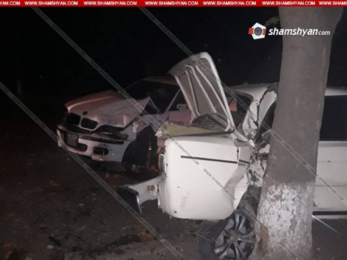 Erməni hərbi qulluqçu qəza törədib -  FOTO  