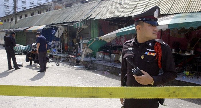 Dos extranjeros mueren en un tiroteo cerca de un centro comercial de Bangkok