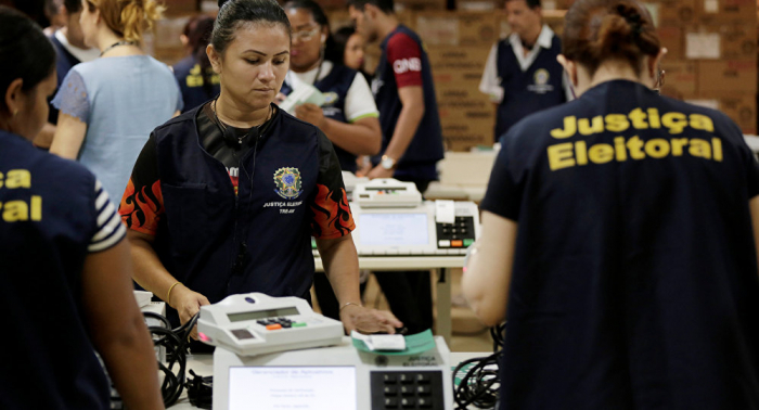 Tribunal electoral de Brasil publica resultados de la primera ronda de las presidenciales