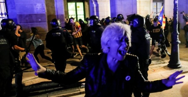 Cataluña y las protestas en el primer año del fallido referendo independentista