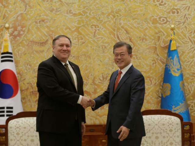 Pompeo et Kim d