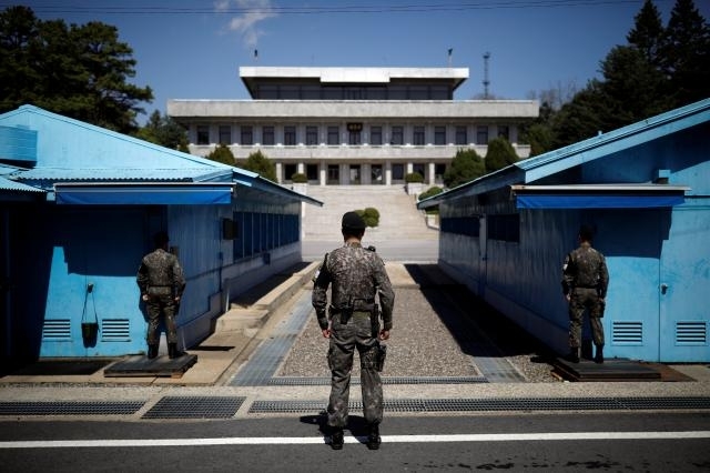 North Korea, South Korea begin removing landmines along fortified border
 