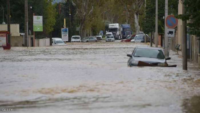 قتلى في سيول غير معتادة في فرنسا