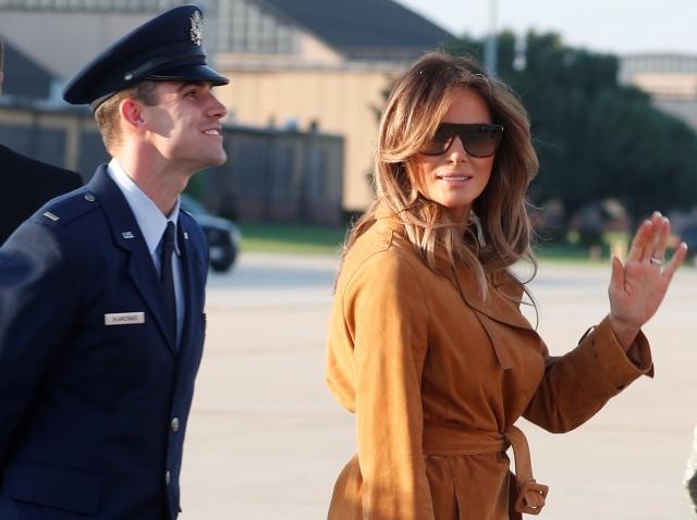 First Lady Melania Trump arrives in Ghana on solo African trip  