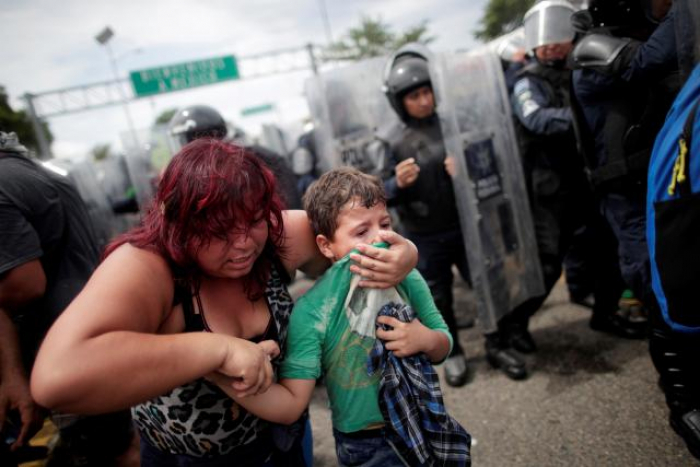 Migrant caravan halted on Mexico-Guatemala border, pressure to turn back mounts
 