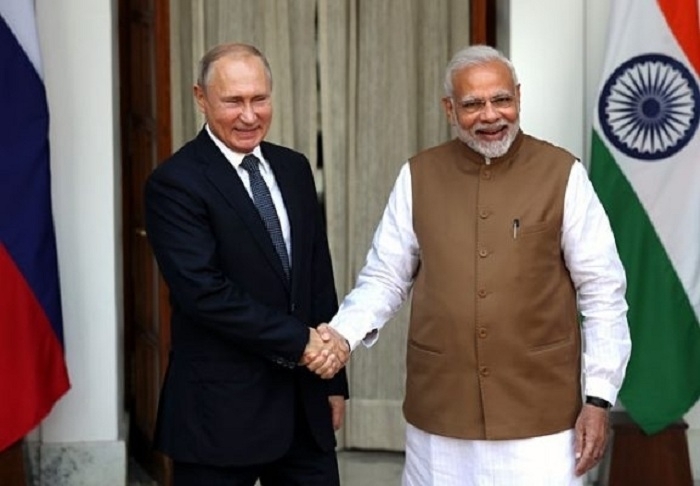 Putin Hindistana dəstək nümayiş etdirdi