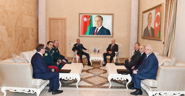 Elçin Quliyev rusiyalı generalla görüşüb 