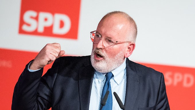 Sozialdemokraten setzen auf Timmermans