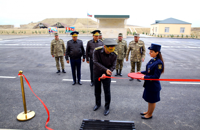 Ministro de Defensa de Azerbaiyán participa en la inauguración de nueva unidad militar de la Fuerza Aérea - Fotos, Video