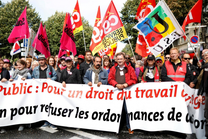 Französische Gewerkschaft will trotz Krawallen weiter protestieren