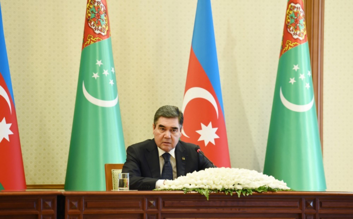 Gurbanguly Berdimuhamedow: Turkmenistan und Aserbaidschan können internationale Märkte zusammen erschließen