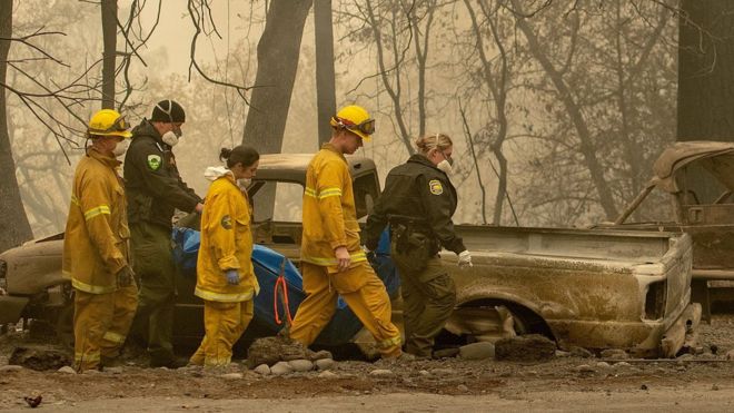 California wildfires: Camp Fire nearly fully contained