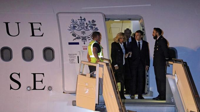 G20: Macron accueilli par des gilets jaunes à Buenos Aires