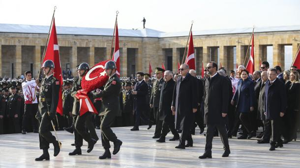 Commémoration d’Ataturk au 80ème anniversaire de sa mort