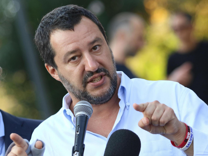 Italian interior minister Matteo Salvini