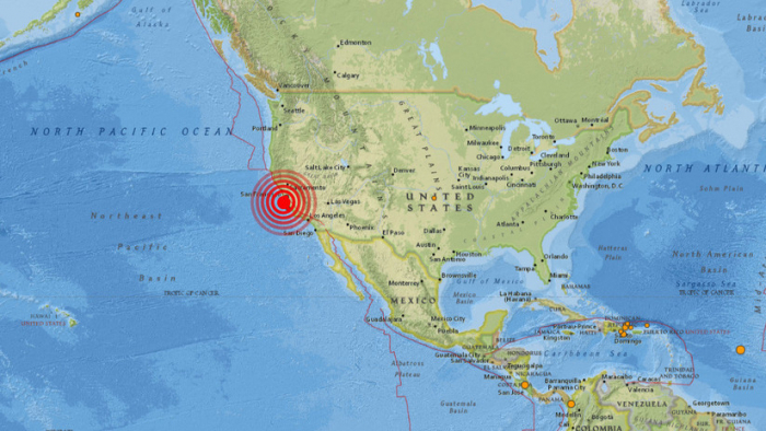 California: Se registran dos sismos de magnitud 2,8