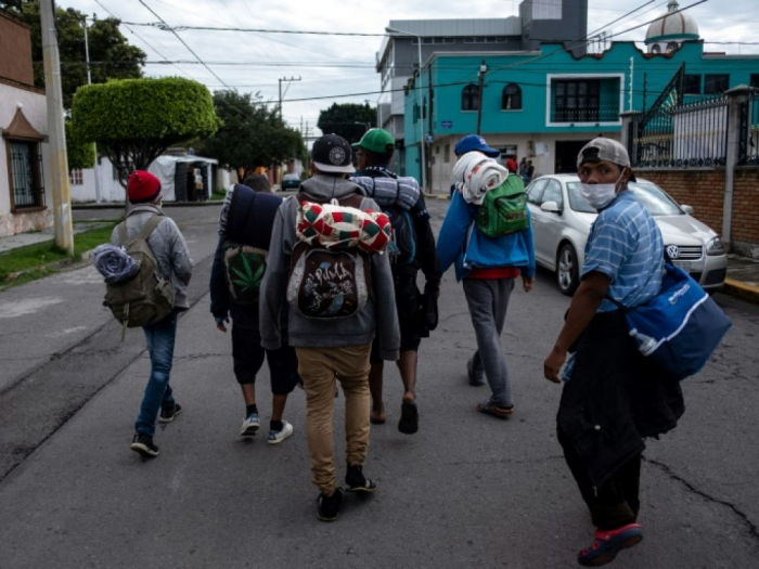 Quelque 4.000 migrants en route pour les USA font escale à Mexico