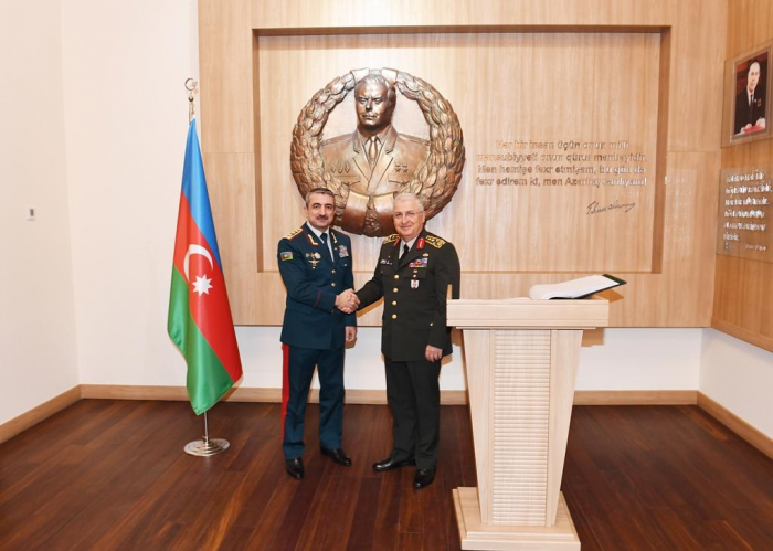  Elçin Quliyev Türkiyənin ordu generalı ilə görüşüb -  FOTOLAR  