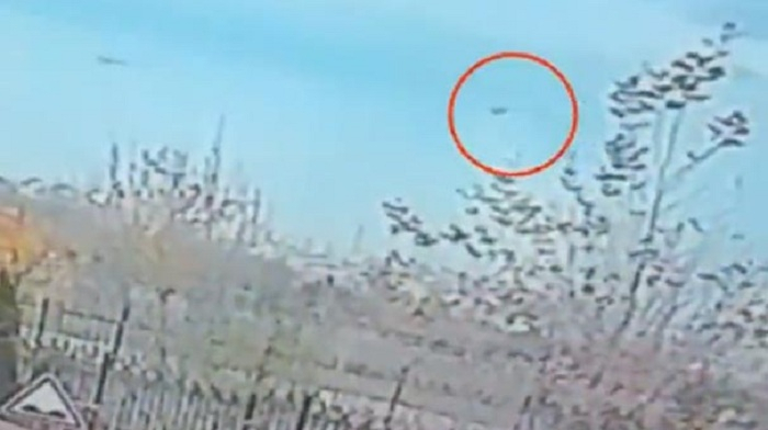  4 əsgərin şəhid olduğu helikopterin qəza anı -  VİDEO  