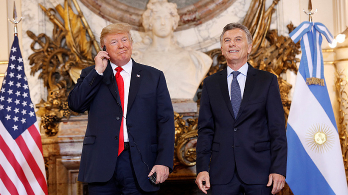 VIDEO: Trump expresa su descontento con la traducción en la Casa Rosada