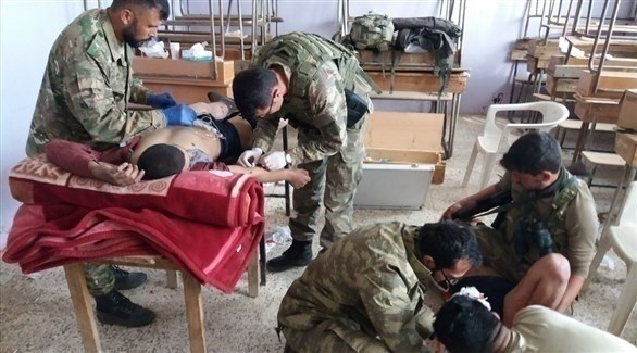 إصابة 25 جندياً تركياً بانفجار "عرضي"- صور