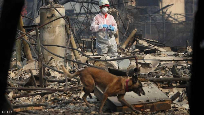 ارتفاع عدد قتلى حرائق كاليفورنيا والمفقودين لأكثر من 1000