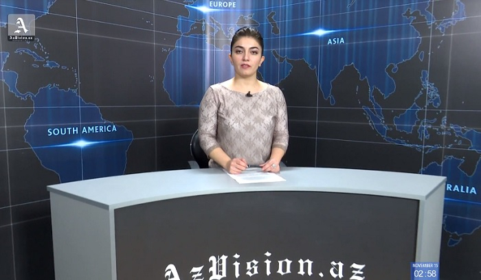 AzVision TV releases new edition of news in English for November 15 - VIDEO 