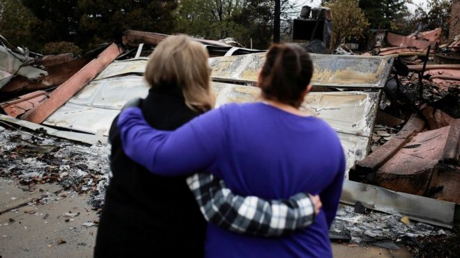 California wildfires: Number of missing falls to 25