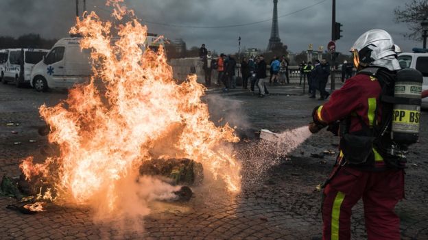 France fuel protests: 