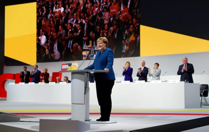 Merkel mahnt auf CDU-Parteitag Geschlossenheit an