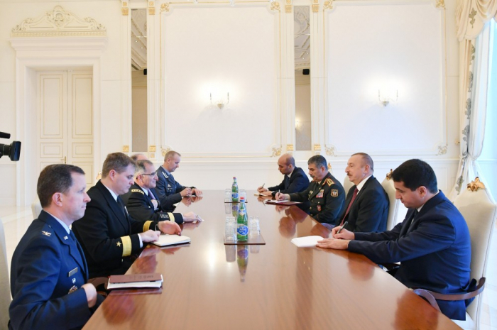 President Ilham Aliyev receives delegation led by NATO’s Supreme Allied Commander Europe
