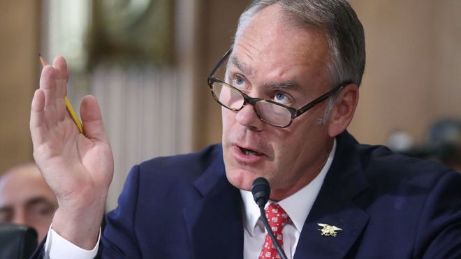 Ryan Zinke: US interior secretary to leave administration