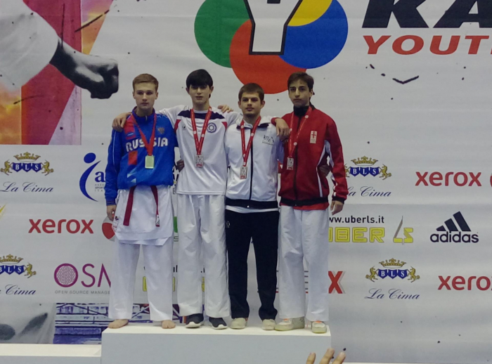Azerbaijani karatekas win 2 gold, 1 silver in Italy 