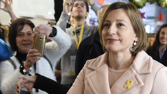 Jailed Catalan speaker Forcadell appeals to European court