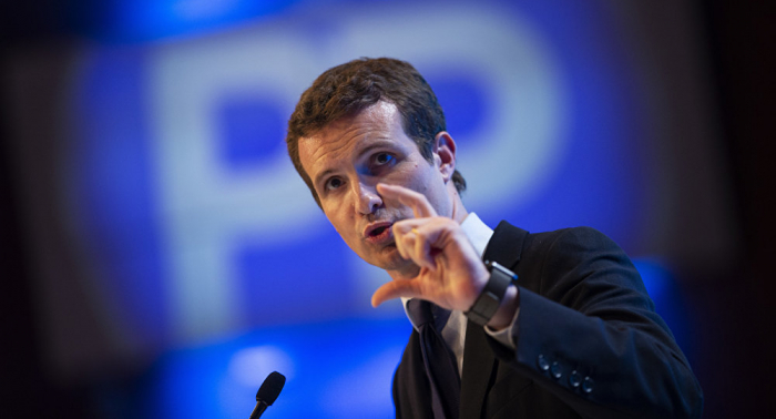 Pablo Casado acusa al presidente catalán de buscar "un derramamiento de sangre"