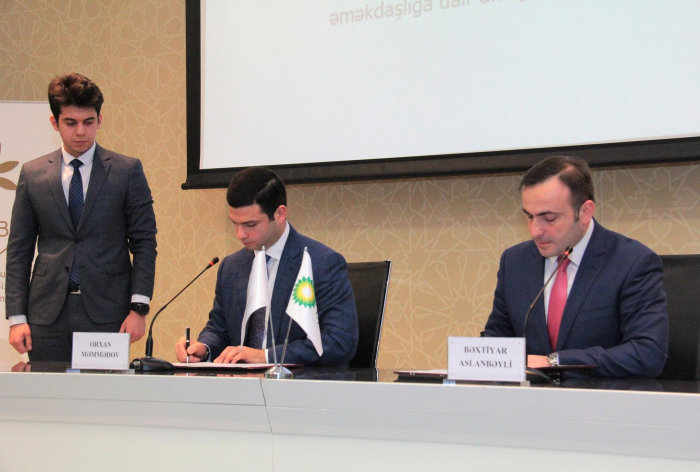 Azerbaijani agency for SME development, BP ink co-op memorandum