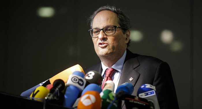 Torra agradece "poder hablar de todo" con Pedro Sánchez